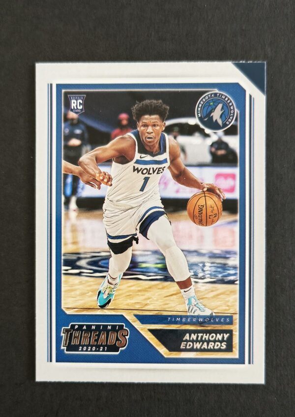 2020-21 Panini Chronicles Threads Anthony Edwards #87 RC