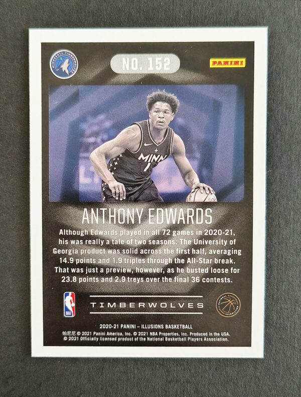 2020-21 Panini Illusions Anthony Edwards #152 RC