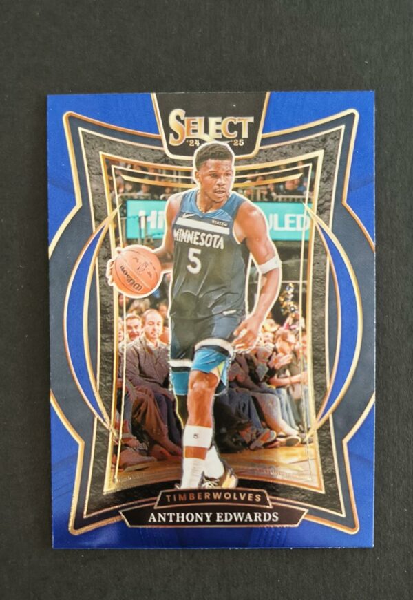 2024-25 Panini Select Anthony Edwards #23 Concourse Blue