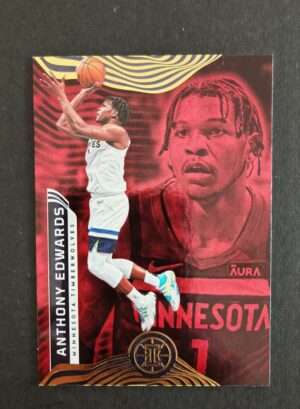 2021-22 Panini Illusions Anthony Edwards #27 Red Asia Tmall