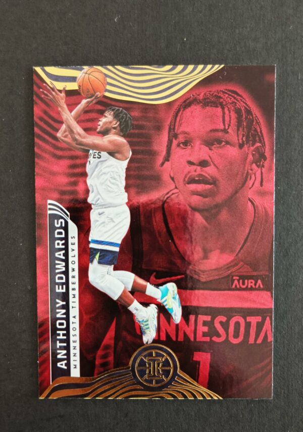 2021-22 Panini Illusions Anthony Edwards #27 Red Asia Tmall