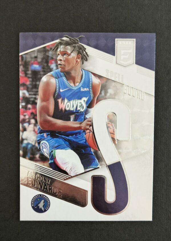 2022-23 Panini Elite Spellbound "S" Anthony Edwards #33