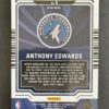2023-24 Panini Contenders Optic Playing the Numbers Game Anthony Edwards #9 Silver Prizm