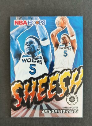 2023-24 Panini Hoops Premium Stock Anthony Edwards #19