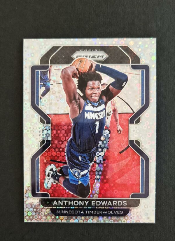 2021-22 Panini Prizm Anthony Edwards #37 Fast Break