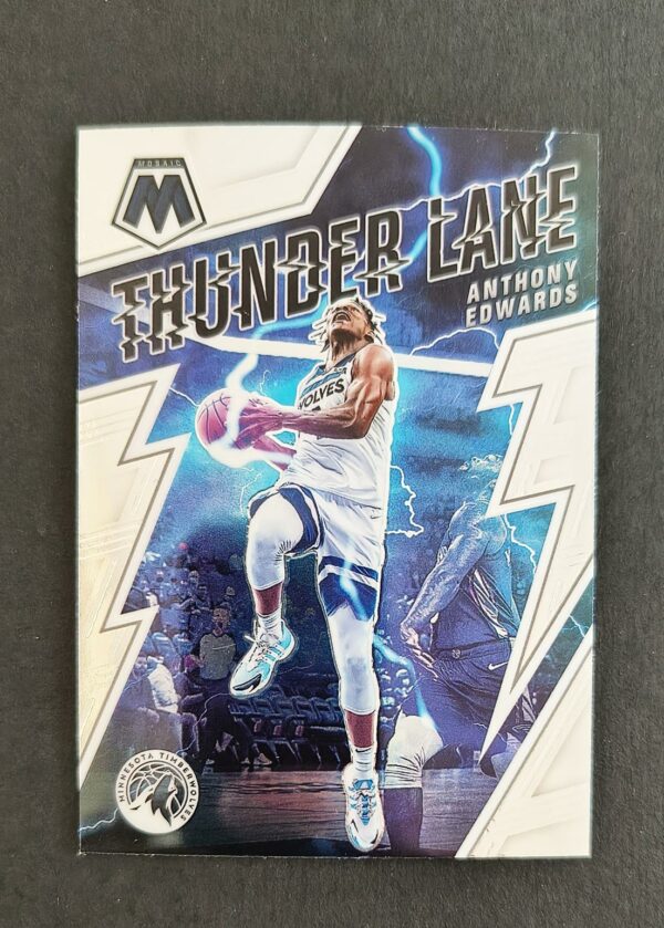 2021-22 Panini Mosaic Thunder Lane Anthony Edwards #20