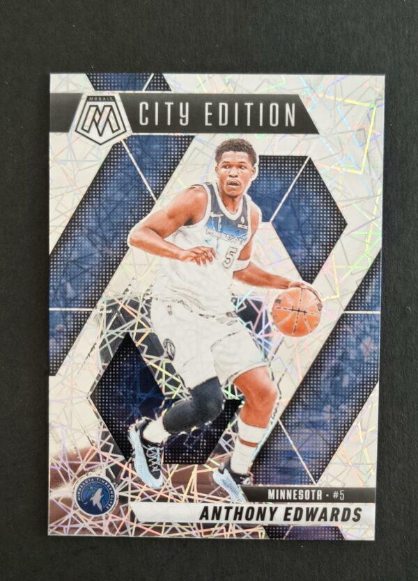 2024-25 Panini Mosaic Anthony Edwards #279 City Edition Laser Holo Prizm