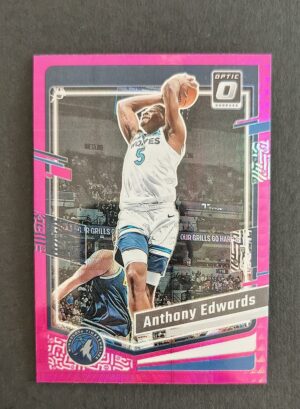 2023-24 Panini Optic Anthony Edwards #59 Pink