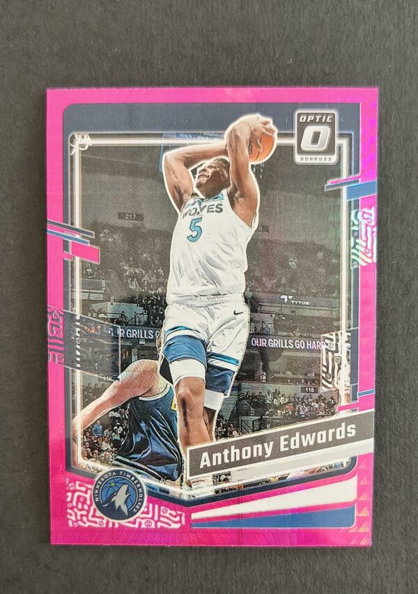 2023-24 Panini Optic Anthony Edwards #59 Pink