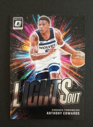 2024-25 Panini Optic Lights Out Anthony Edwards #15