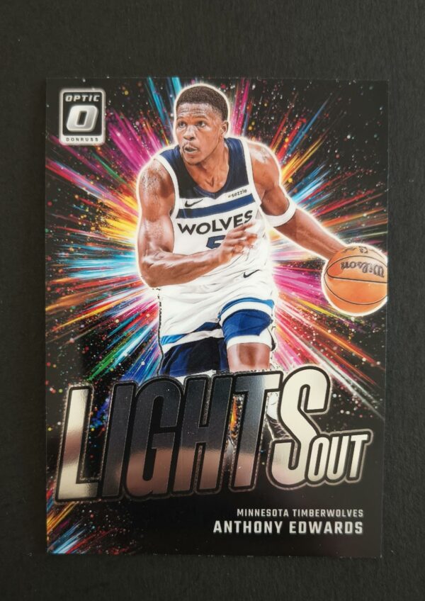 2024-25 Panini Optic Lights Out Anthony Edwards #15