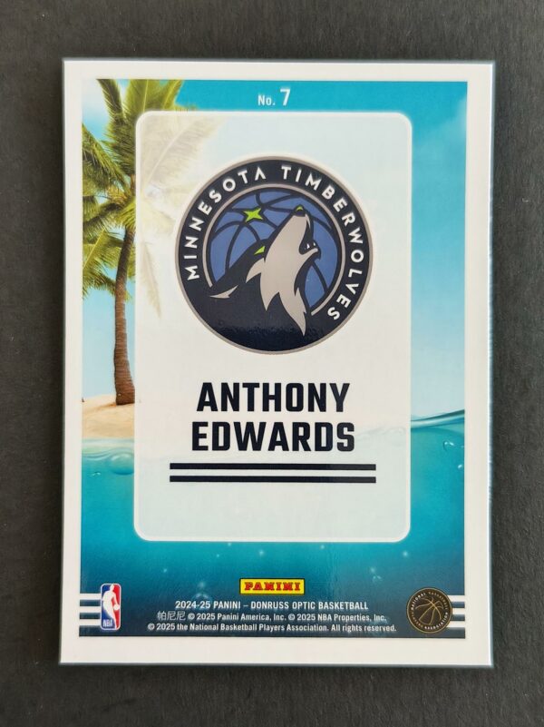2024-25 Panini Optic Splash! Anthony Edwards #7