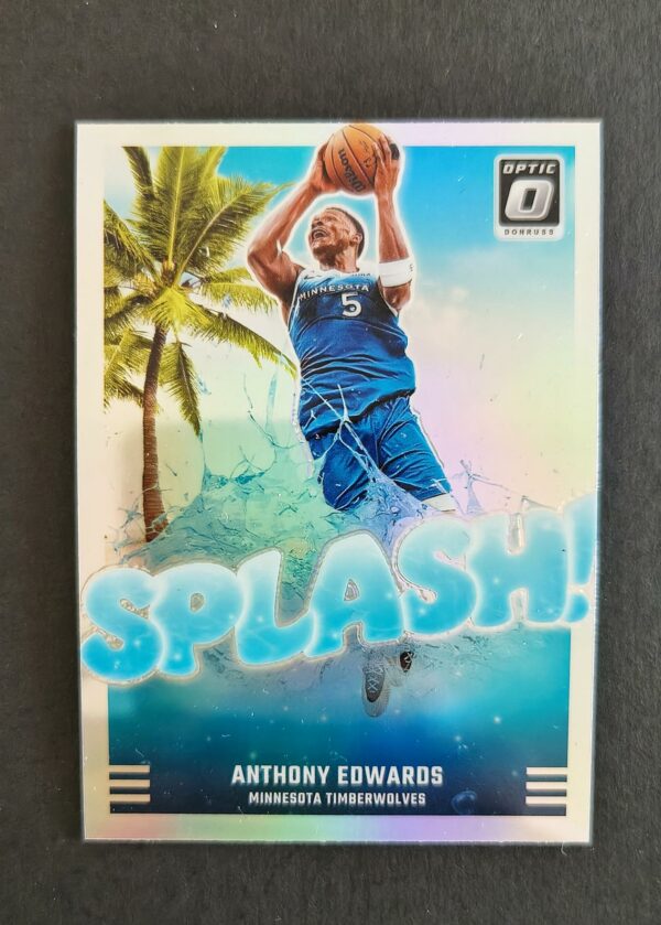 2024-25 Panini Optic Splash! Anthony Edwards #7 Silver