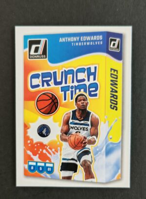 2024-25 Panini Donruss Crunch Time Anthony Edwards #15