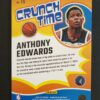2024-25 Panini Donruss Crunch Time Anthony Edwards #15