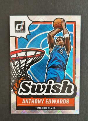 2024-25 Panini Donruss Swish Anthony Edwards #18 Diamond