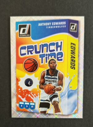 2024-25 Panini Donruss Crunch Time Anthony Edwards #15 Diamond