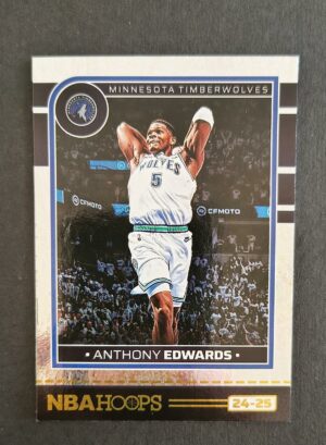 2024-25 Panini Hoops Anthony Edwards #181 Texture