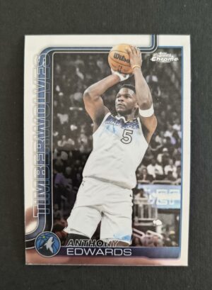 2025-26 Topps Chrome Anthony Edwards #151