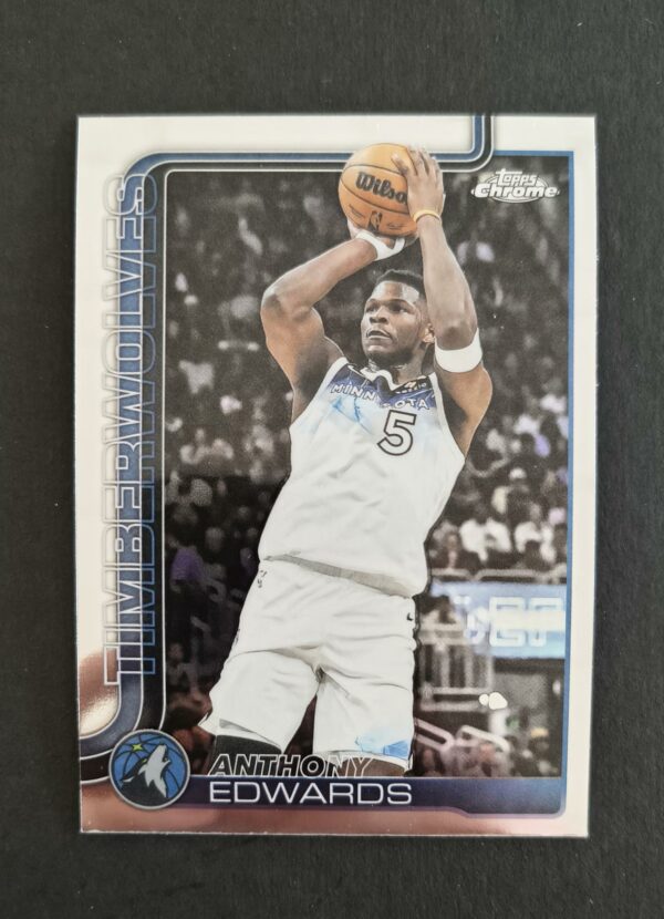 2025-26 Topps Chrome Anthony Edwards #151