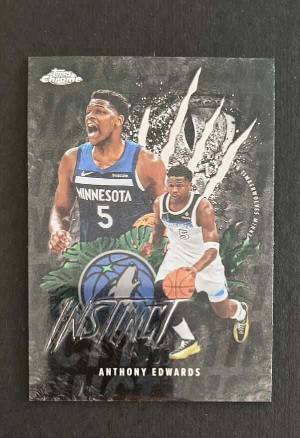 2025-26 Topps Chrome Instinct Anthony Edwards