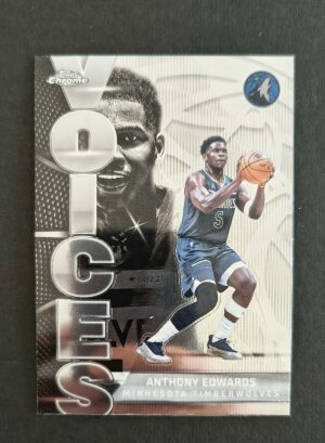 2025-26 Topps Chrome Voices Anthony Edwards