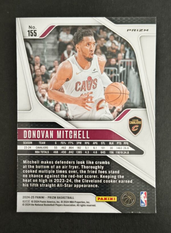 2024-25 Panini Prizm Donovan Mitchell #155 Green Ice