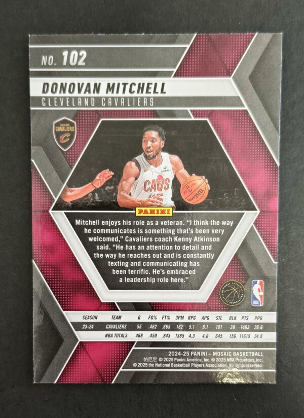 2024-25 Panini Mosaic Donovan Mitchell #102