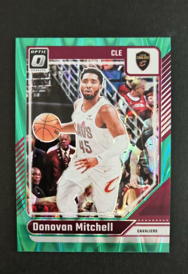 2024-25 Panini Optic Donovan Mitchell #91 Green Wave