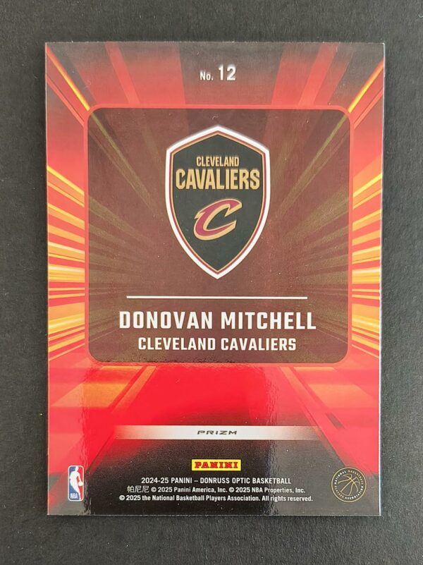 2024-25 Panini Optic Express Lane Donovan Mitchell #12 Silver
