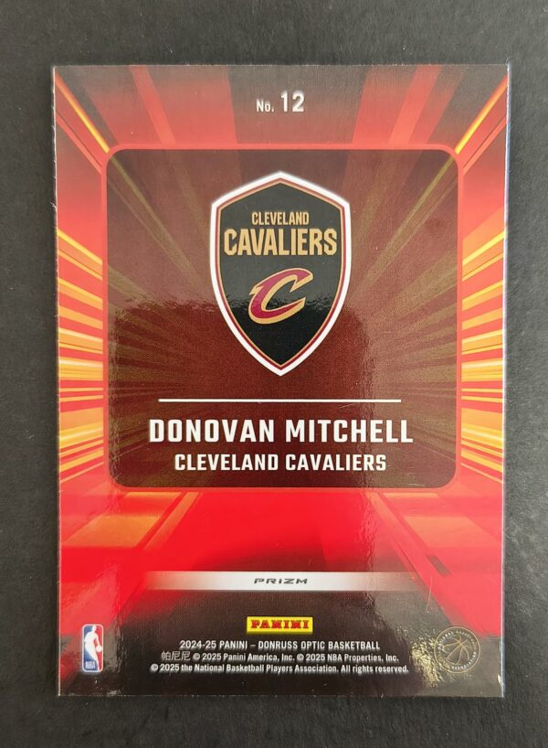 2024-25 Panini Optic Express Lane Donovan Mitchell #12 Purple