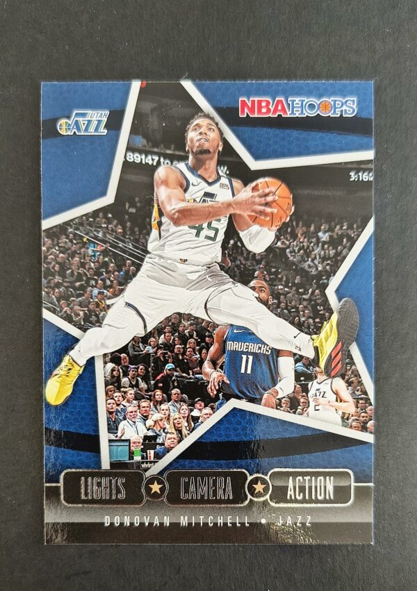 2020-21 Panini Hoopc Lights Camera Action Donovan Mitchell #1