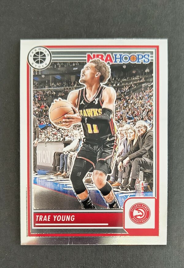 2023-24 Panini Hoops Premium Stock Trae Young #82