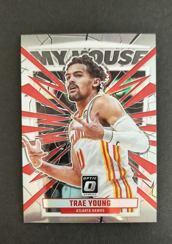 2023-24 Panini Optic My House Trae Young #8 Silver