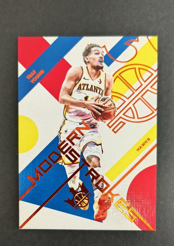 2024-25 Panini Court Kings Modern Strokes Trae Young #6 48/99