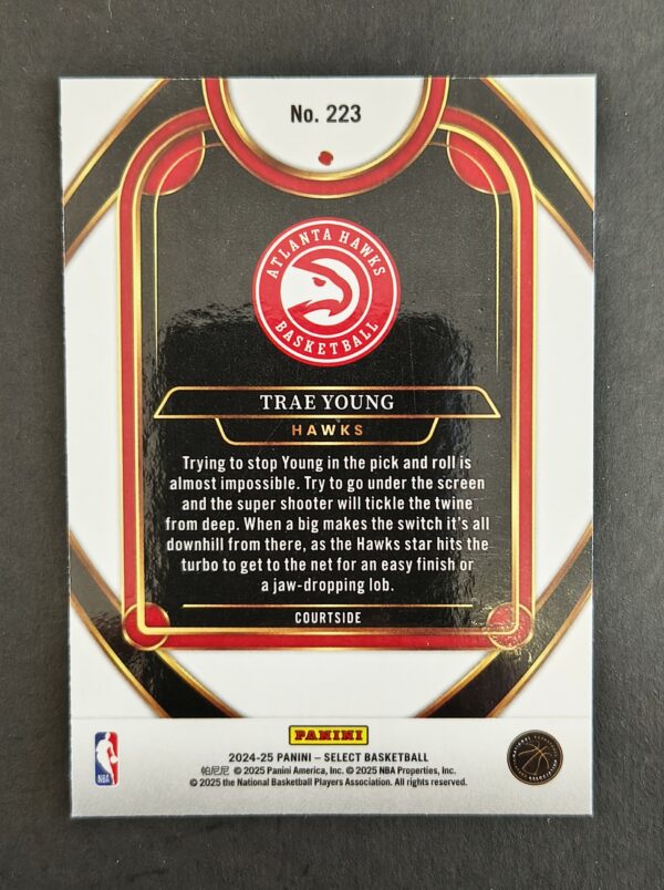 2024-25 Panini Select Trae Young #223 Courtside