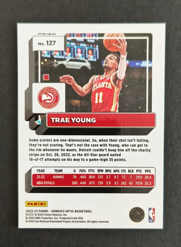 2022-23 Panini Optic Trae Young #127 Photon SP