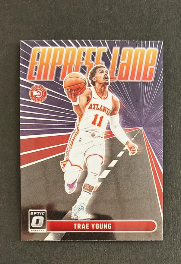 2023-24 Panini Optic Express Lane Trae Young #22