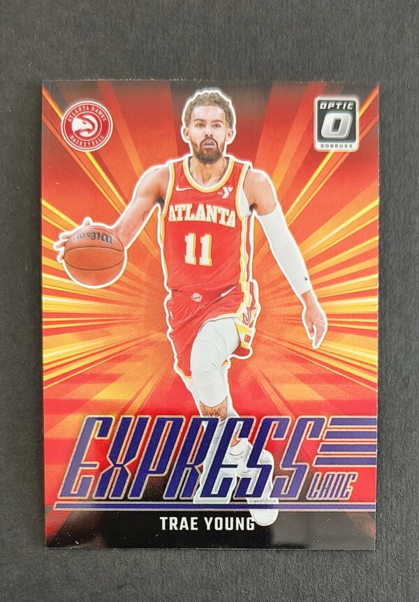 2024-25 Panini Optic Express Lane Trae Young #5 Purple