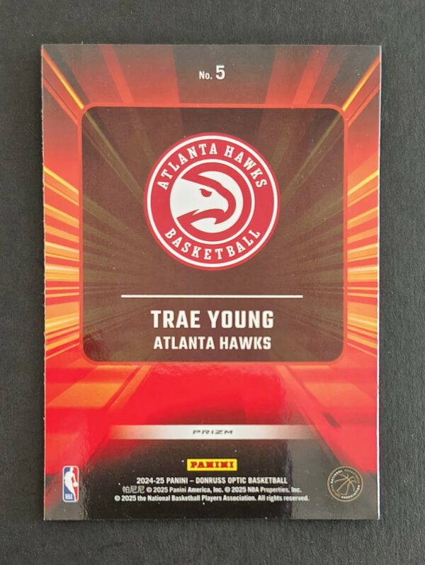 2024-25 Panini Optic Express Lane Trae Young #5 Purple
