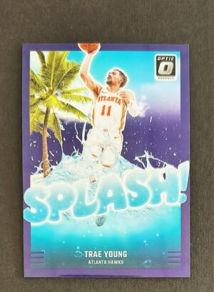 2024-25 Panini Optic Splash! Trae Young #9 Purple