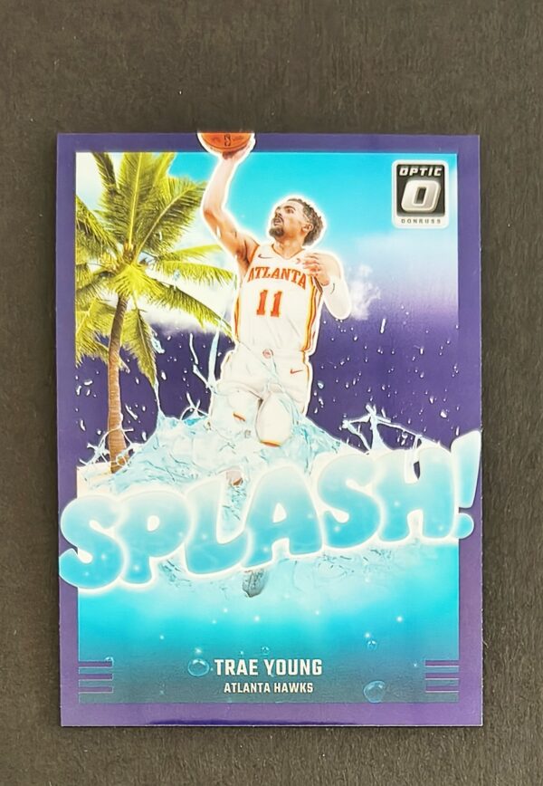 2024-25 Panini Optic Splash! Trae Young #9 Purple