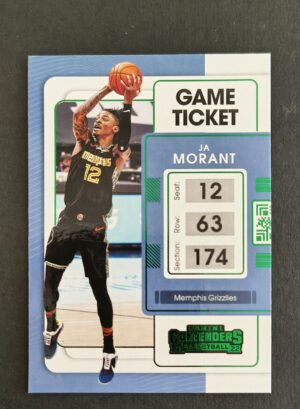 2021-22 Panini Contenders Ja Morant #3 Green