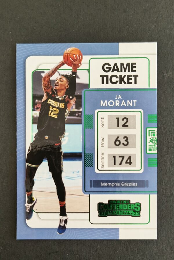 2021-22 Panini Contenders Ja Morant #3 Green