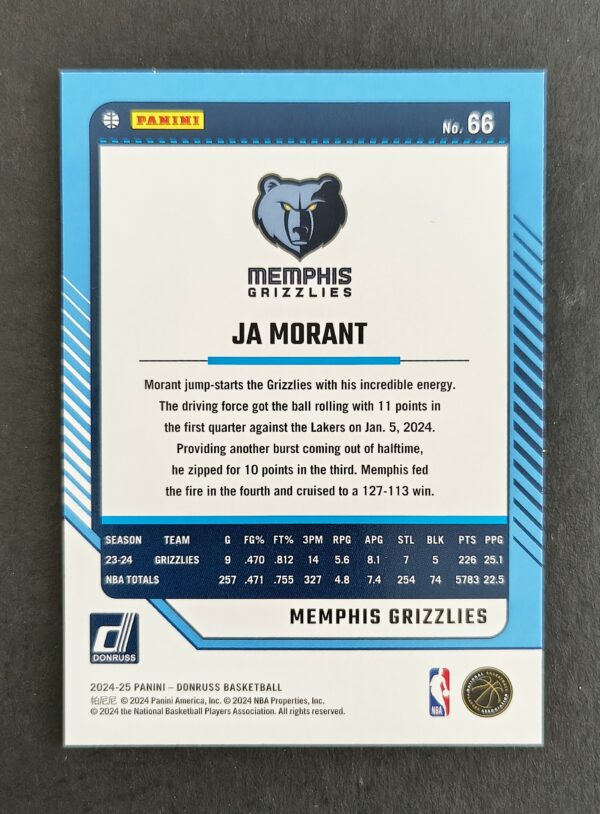 2024-25 Panini Donruss Ja Morant #66