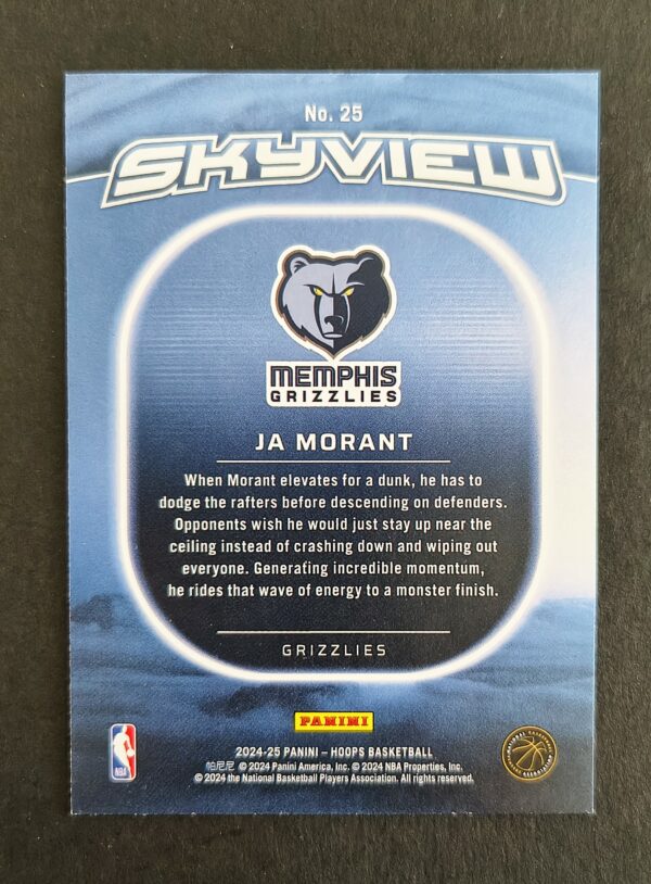 2024-25 Panini Hoops Skyview Ja Morant #25