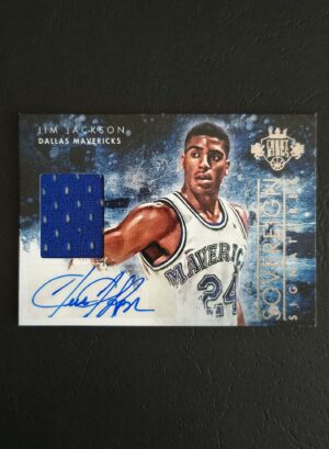 2013-14 Court Kings Sovereign Signatures Jim Jackson 097/199 Auto Jersey