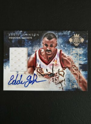 2013-14 Court Kings Sovereign Signatures Eddie Johnson 143/199 Auto Jersey