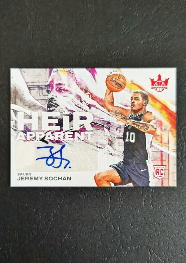 2022-23 Panini Court Kings Heir Apparent Jeremy Sochan 48/99 RC Auto