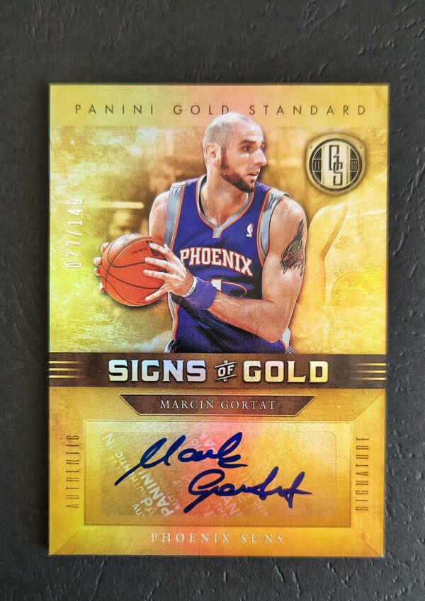 2011-12 Panini Gold Standard Signs of Gold Marcin Gortat 077/149 Auto